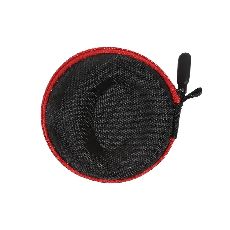 boîte rangement montre tissu maille noir vert olive violet moderne pratique zip