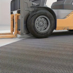 tapis gris moderne triangles relief adhésif imperméable résistant extérieur salle bain sport