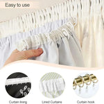 clips rideau blancs modernes fenêtres 100pcs 200pcs 500pcs accessoire décoration