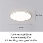 plafonnier led carré blanc ultra fin moderne luminaire salon chambre salle manger