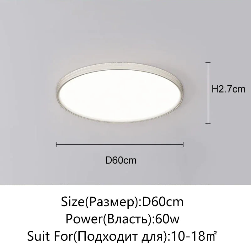plafonnier led carré blanc ultra fin moderne luminaire salon chambre salle manger