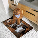 tapis moderne chatons multicolore adhésif salon chambre prière 40x60cm 50x80cm 40x120cm 50x150cm