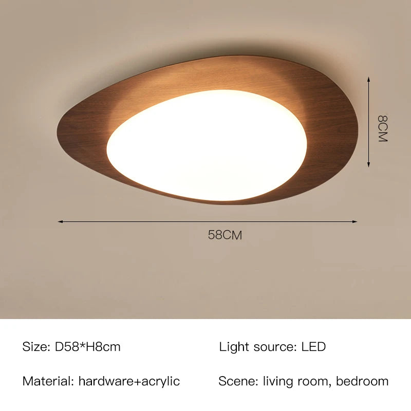 lampe moderne bois naturel texture bois opacité minimaliste éclairage chambre lumière led facile certification