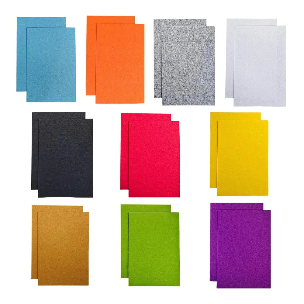 feutre rigide 2mm épais 20x30cm uni respectueux environnement simple artisanat décoration intérieure bricolage matériaux