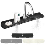 tapis cuisine pliable silicone anti dérapant respectueux environnement moderne noir gris blanc