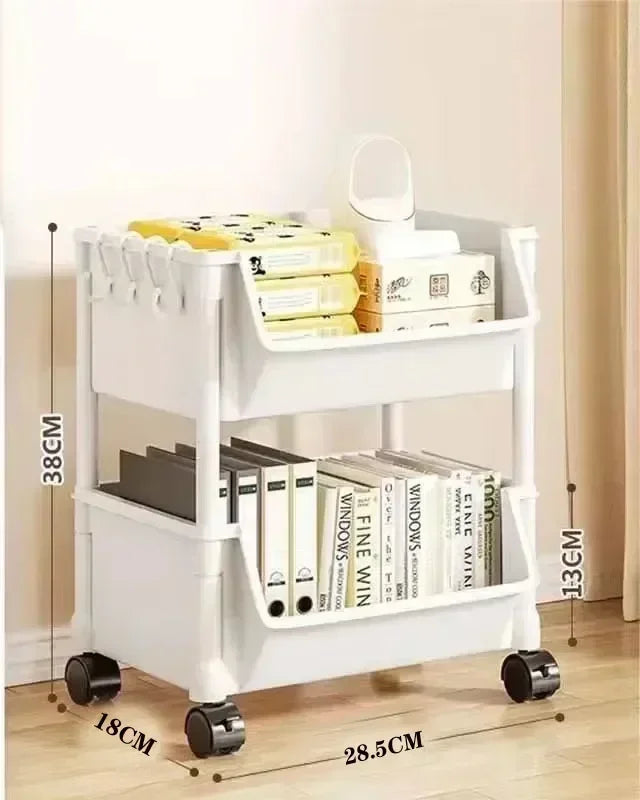 étagère mobile blanche rangement salon cuisine bibliothèque multifonction moderne roulettes almacenamiento kitchen organizer