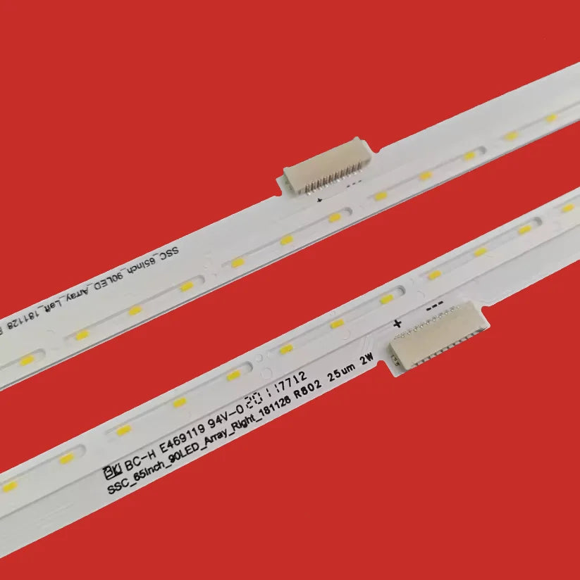 ruban led blanc 90 leds 713 mm moderne non visible connecteurs