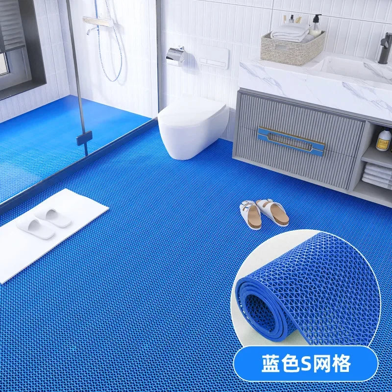 tapis sol salle bain antidérapant plastique maille moderne piscine douche
