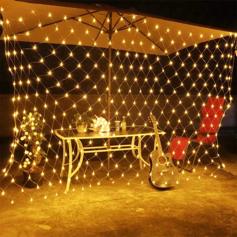 filet lumineux maille régulière blanc chaud moderne modes autoinstallation certifié rohs ul