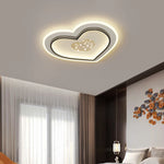 plafonnier led moderne blanc doré minimaliste éclairage cuisine chambre salon