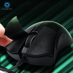 souris fil noir antidérapante caoutchouc ergonomique coussin souris points texturés