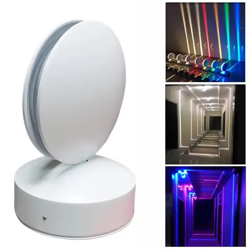 lampe led rotative contemporaine nickel brossé adhésive maison brillante spherique moderne