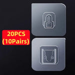 supports murals transparents adhésifs modernes pvc opaques 6cm 6cm multiples utilisations