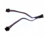 câble patch led connecteur sm jst ws2812 ws2811 rgb 24v noir rouge bleu vert