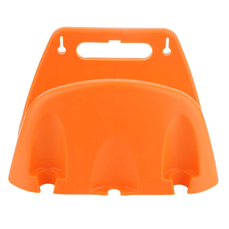 support mural tuyau d'arrosage orange noir bleu robuste anti corrosion fixations