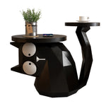 table basse forme chat moderne artistique table dappoint deco maison ornement cream