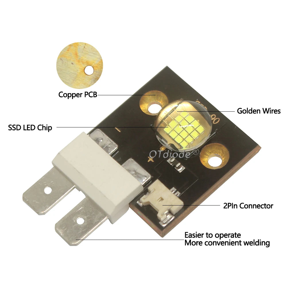 composant électronique led 60w 80w 90w 3v 5v 12v noir doré gris pcb cuivre
