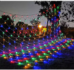 filet lumineux led blanc chaud noel moderne clips câbles decoration extérieure hautement lumineux