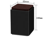 protections meubles autocollantes pieds lit table moderne noir blanc marron