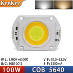 module led cob blanc jaune grille points connecteur moderne haute puissance deux couleurs