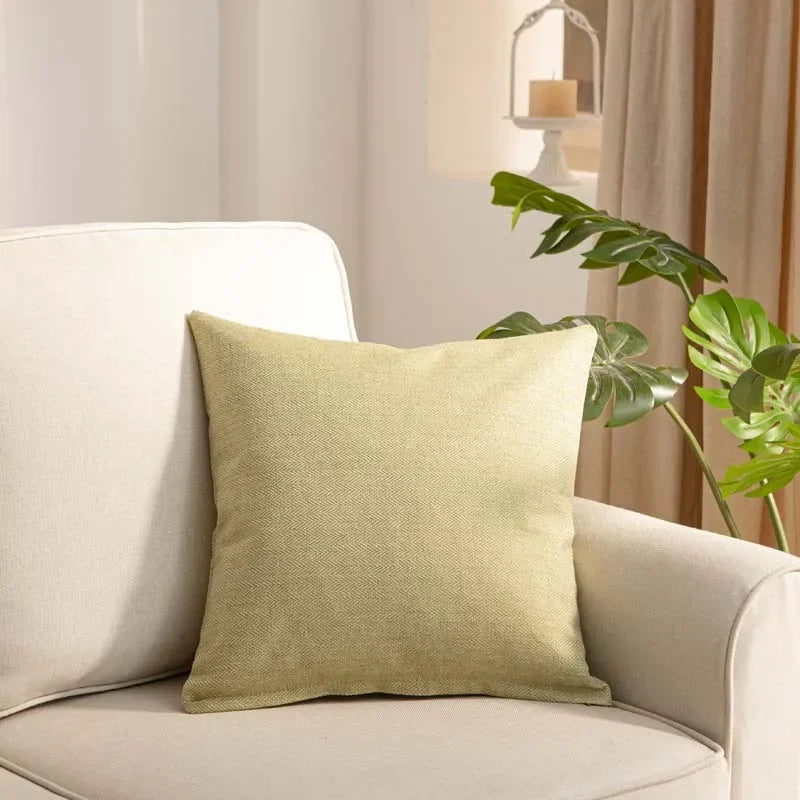 taies d'oreiller coton polyester rayées modernes opaques 45x45cm bleu marine rouge vert olive