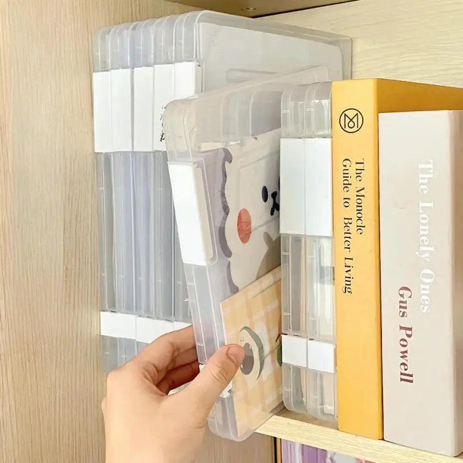 organisateur documents transparent classeur onglets minimaliste calculatrice stylos feuilles papier(calendar) petits grands plastique