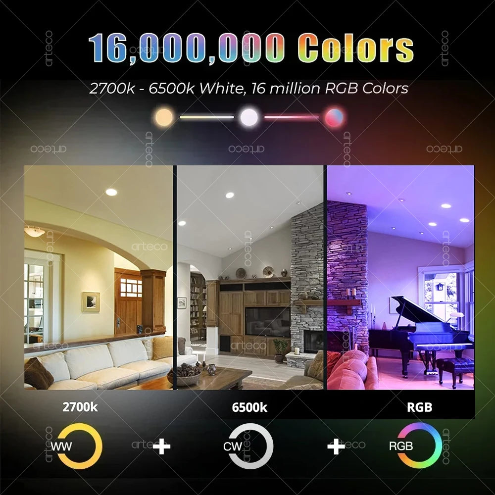 ampoules led intelligentes e27 blanc multicolore rgb transparentes modernes technologiques compatible alexa google