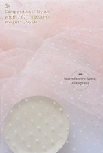 tulle rose blanches bleu vert beige translucide decoratif tissu maille
