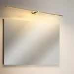 lampe miroir murale led moderne salle bain chambre noir or brillant