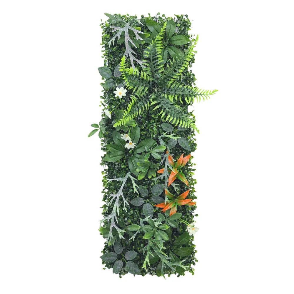 panneau mural végétal artificiel décoration maison feuilles fleurs moderne naturel tapis eucalyptus sans arrosage