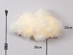 lampe nuage blanc moelleuse éclairage murale moderne enfilade enfant chambre led fixée mur