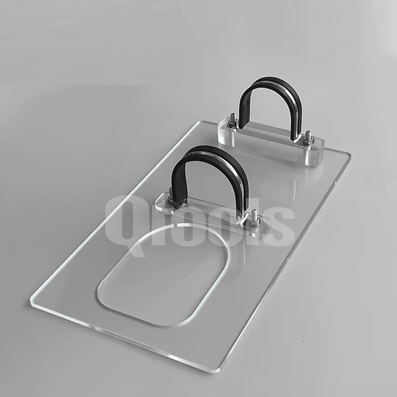 scie électrique tapis coupe guide orange noir clips pragmatiqueoutil brodeur