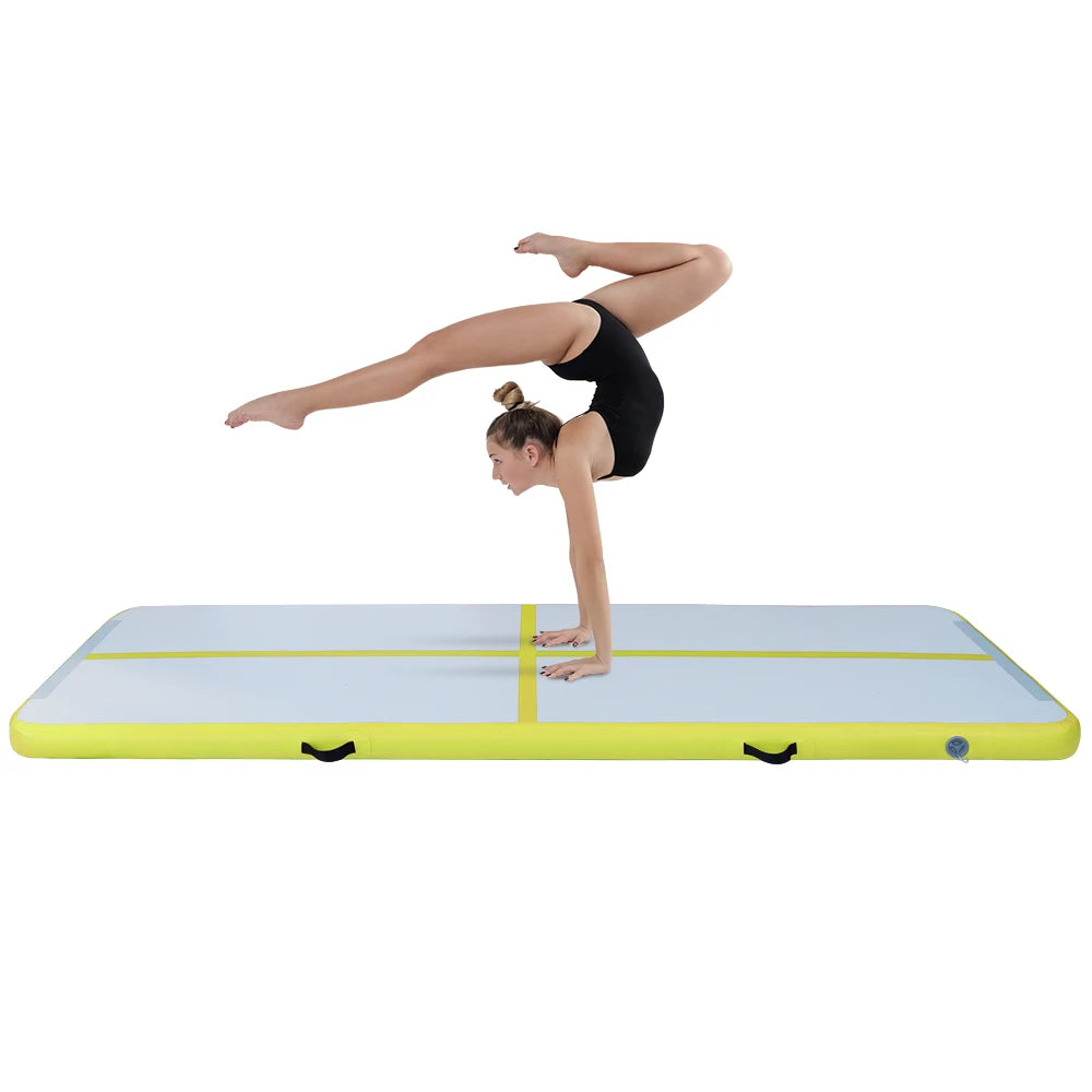 tapis gymnastique bleu clair vert orange rose noir yoga exercice non glissant durable