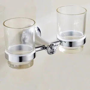 accessoires salle bain chrome moderne porte serviettes porte savon porte papier toilette fixations murales