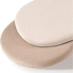 couvre lit bébé moderne 100 coton beige rose pâle vert pastel quatre saisons