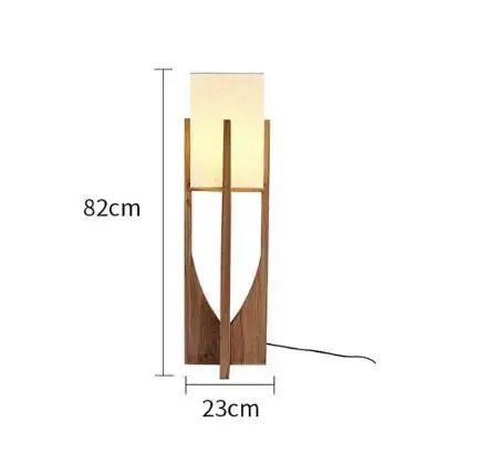 lampe sol bois naturel moderne minimaliste tissu blanc éclairage 10 15m² led ans garantie