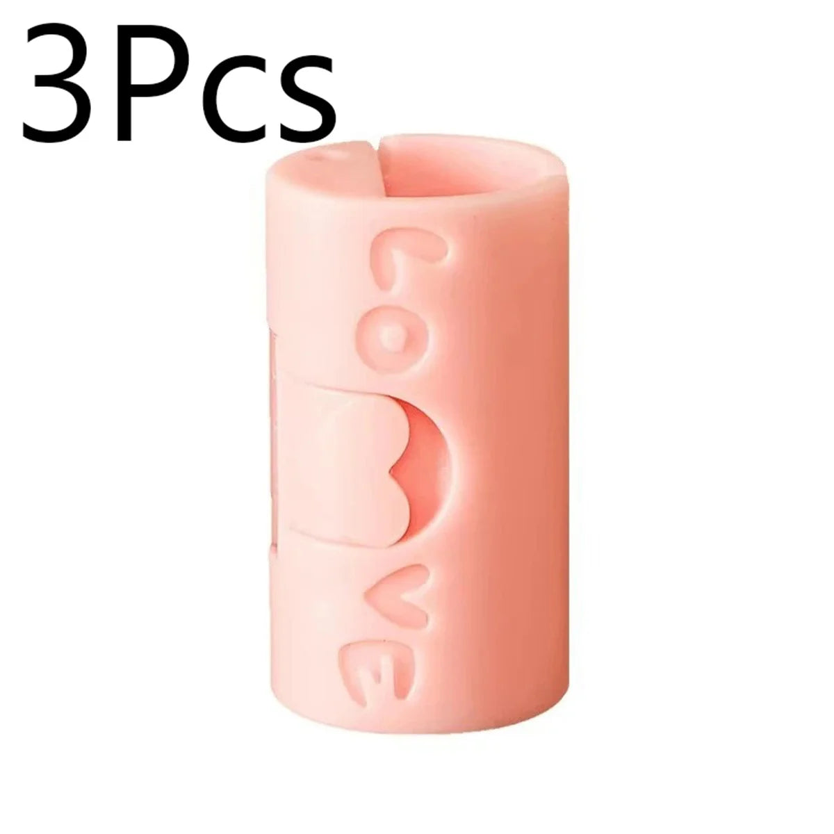clips rangement adhésifs rose gris coeurs gravés modernes minimalistes 3pcs 6pcs 12pcs 18pcs