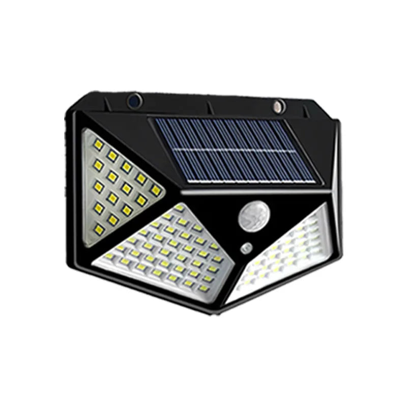 lampe solaire détecteur mouvement extérieure sécurisée led noire contemporaine mur automatique