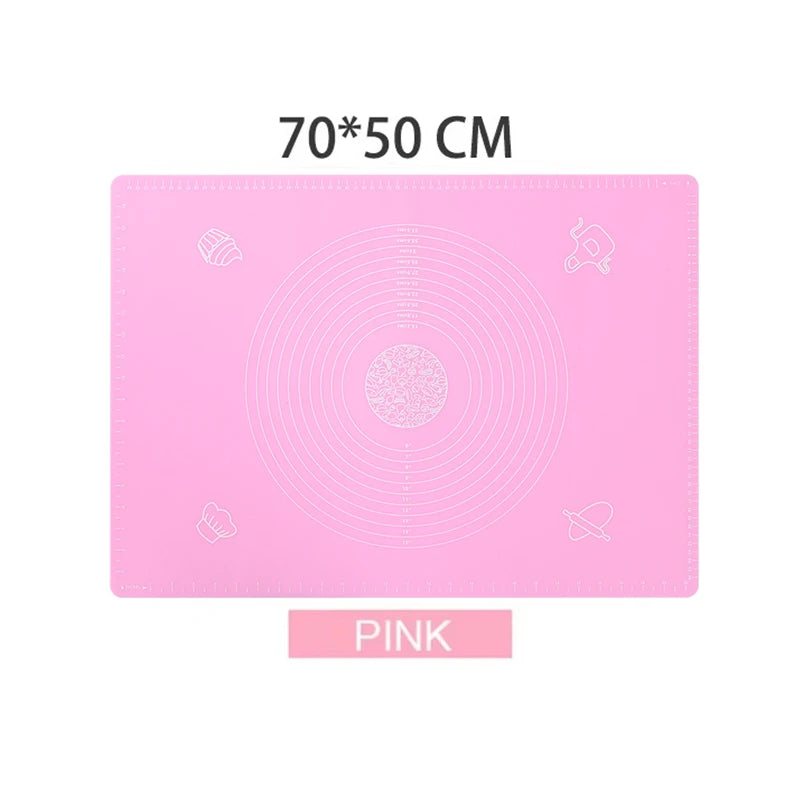tapis pâtisserie silicone violet vert bleu rose cercles utilitaire pratique facile nettoyage réutilisable