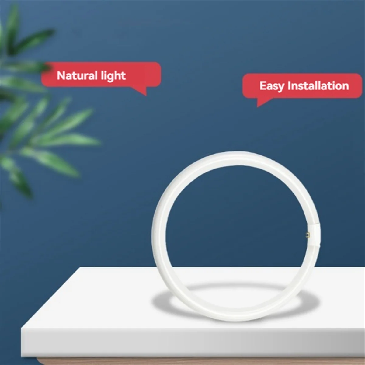 ampoule circulaire blanc flux lumineux moderne opacité élément doré fixe 220v alternatif