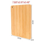 planches découper bambou naturel rectangulaires respectueuses environnement classiques poignée