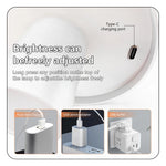 veilleuse sans fil lampe table rechargeable tactile blanc doré moderne