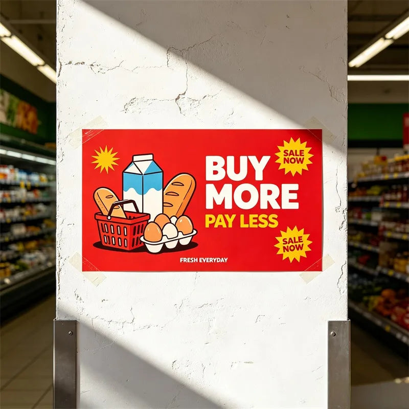 autocollants publicitaires modernes stickers promotionnels adhésifs textes icônes slogans vitrine magasin opaque