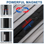 rideau porte anti moustiques noir maille fine fermeture auto agrippante clips magnetiques moderne 91x210
