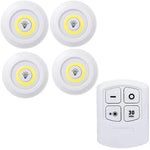 lumière led veilleuse blanc adhésive télécommande moderne batterie intangible leds