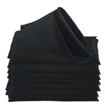 serviettes table satin carrées mariage décoration fête couleur unie classique