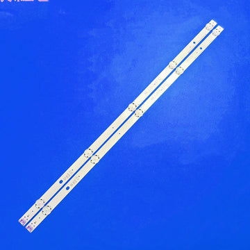 barres lumineuses led blanc points dorés industriels trous fixation deux pièces