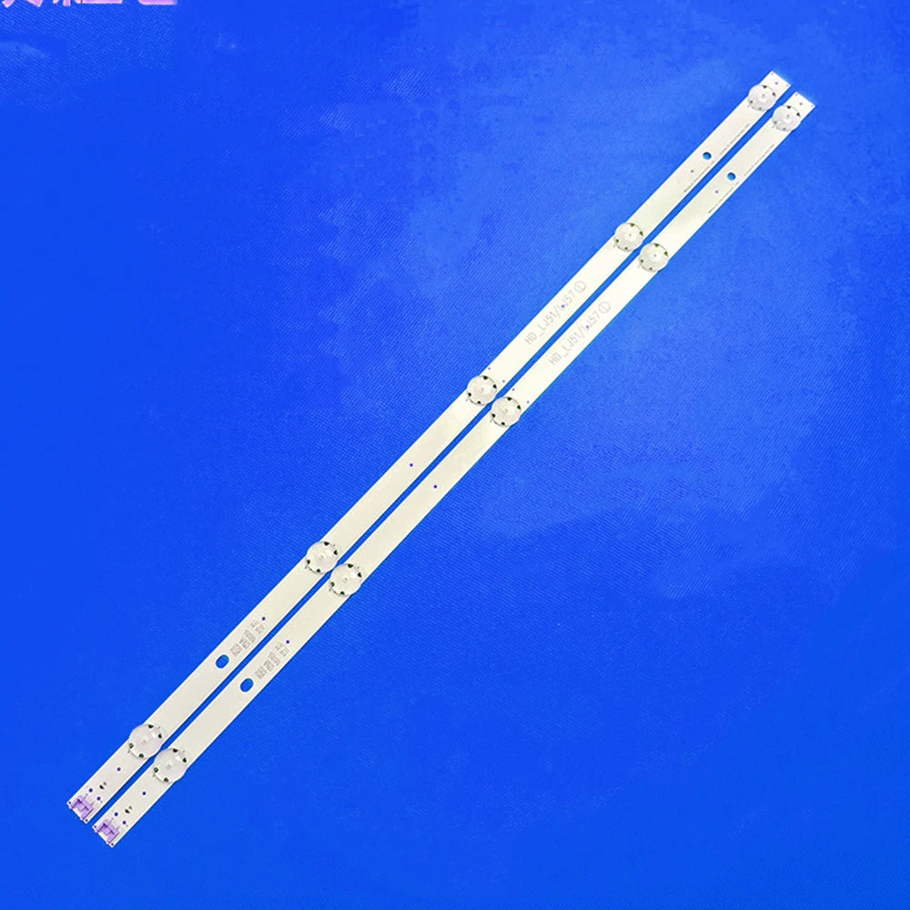 barres lumineuses led blanc points dorés industriels trous fixation deux pièces