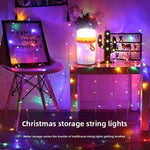 guirlande lumineuse multicolore camping portable lampe tente extérieure ambiance rgb rechargeable led festive