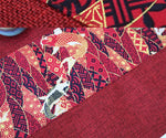 chinois ethnique chemin table rouge poissons géométrique tassel polyester salon decoration